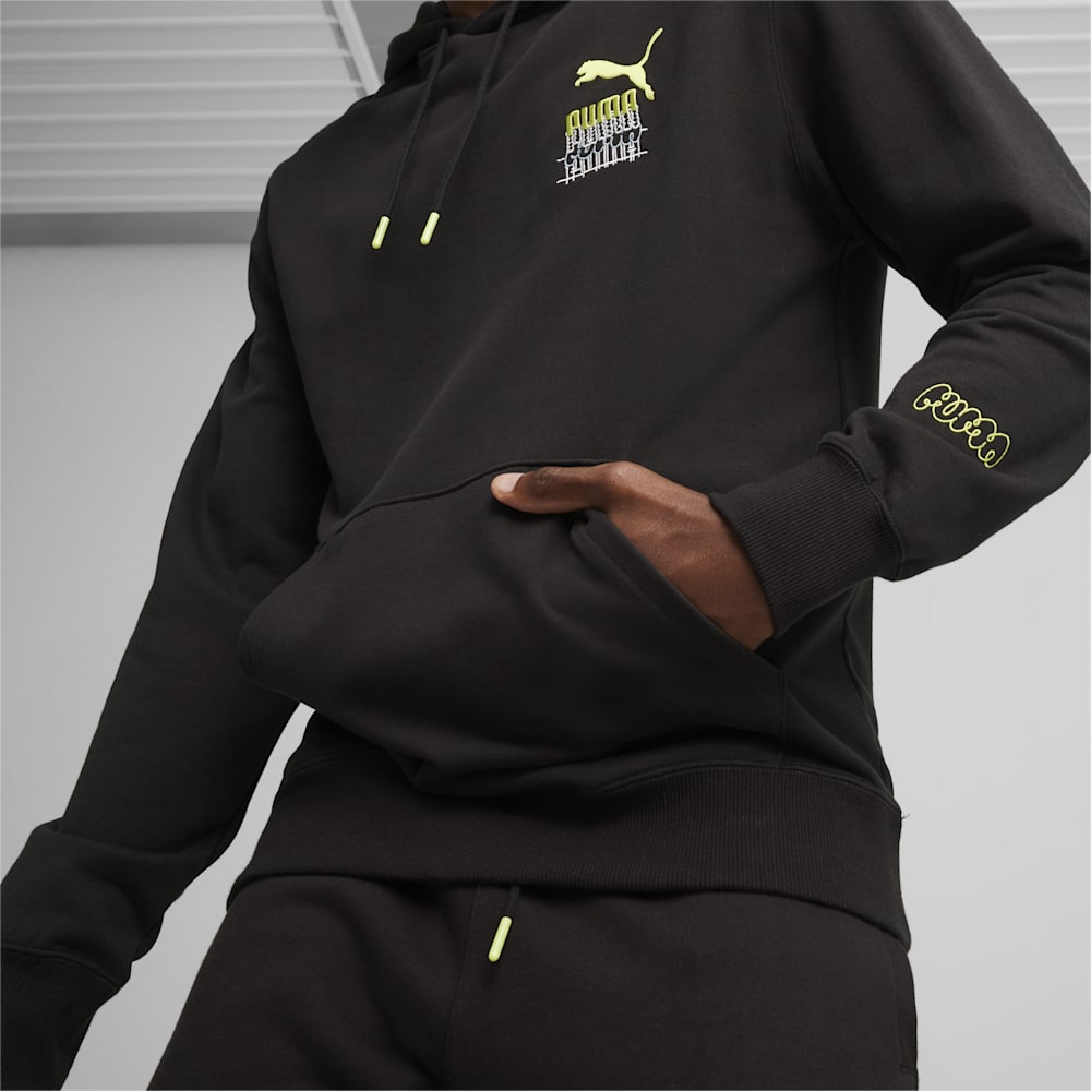 Puma BRAND LOVE Graphic Hoodie - Black