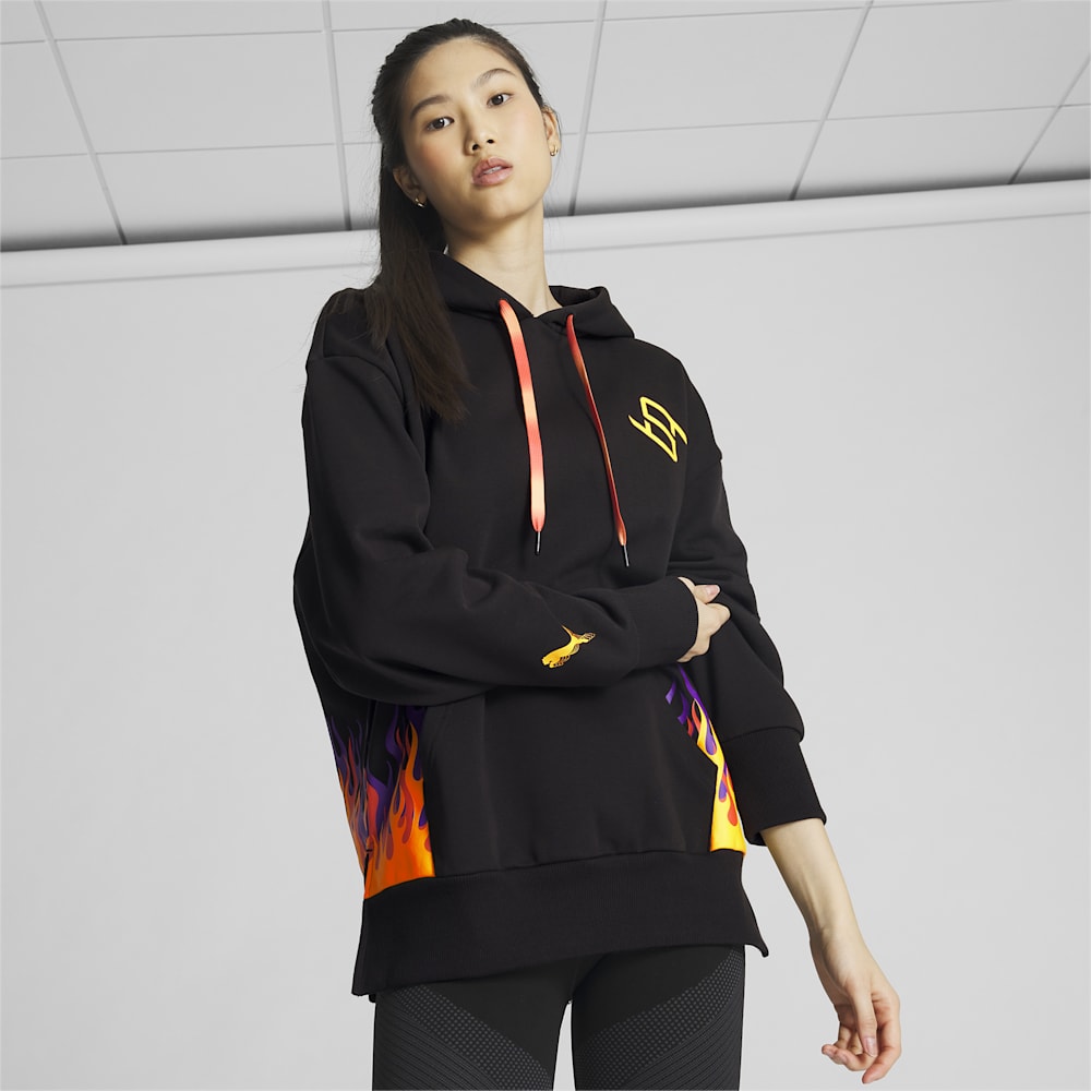 Puma STEWIE x FIRE Basketball Hoodie - Black