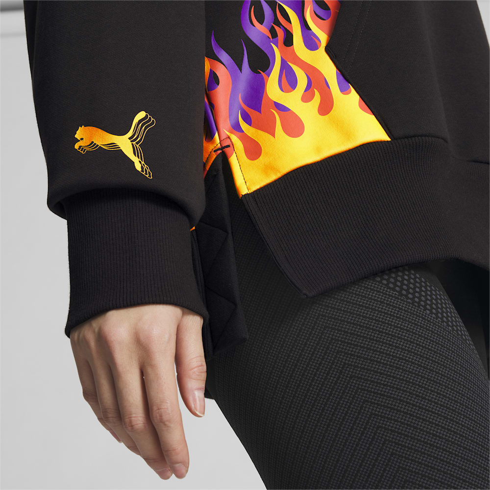 Puma STEWIE x FIRE Basketball Hoodie - Black