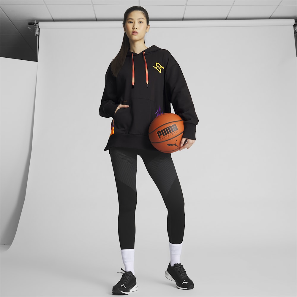 Puma STEWIE x FIRE Basketball Hoodie - Black