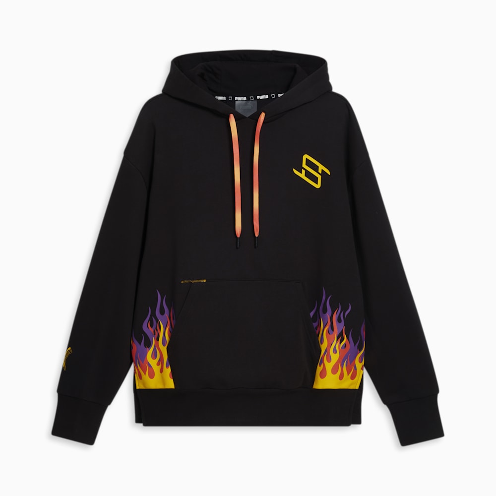 Puma STEWIE x FIRE Basketball Hoodie - Black