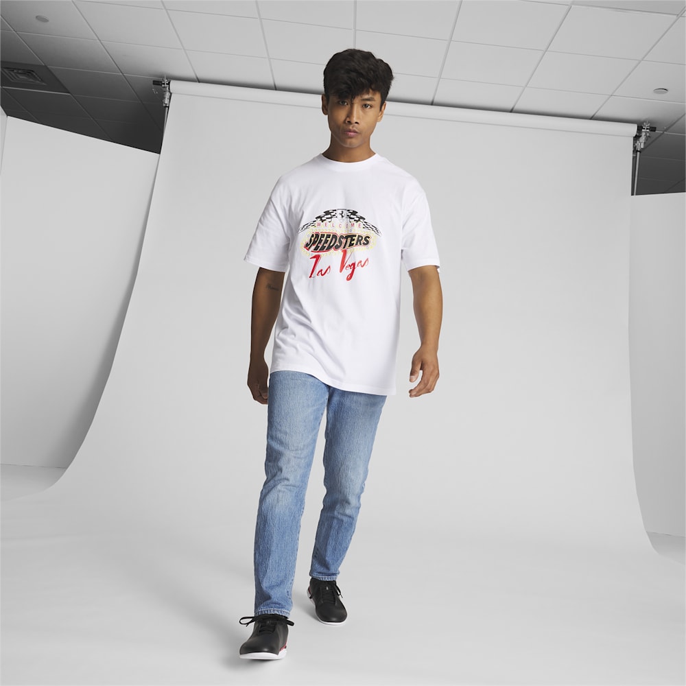 Puma Scuderia Ferrari Race Garage Crews Las Vegas Tee - White