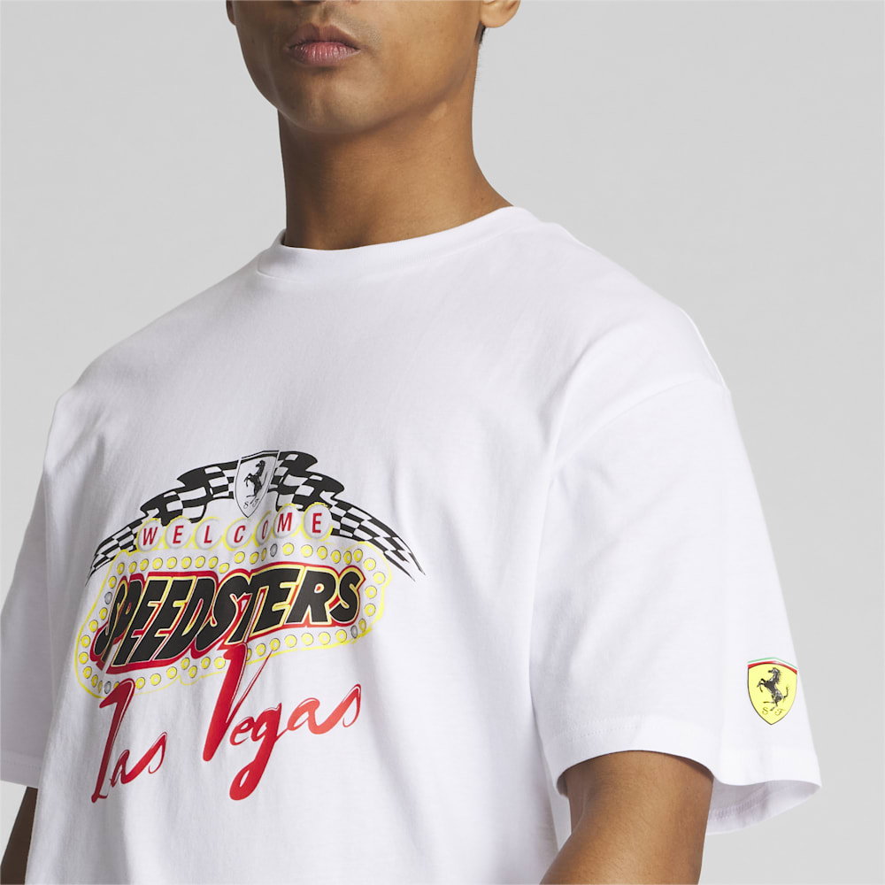 Puma Scuderia Ferrari Race Garage Crews Las Vegas Tee - White