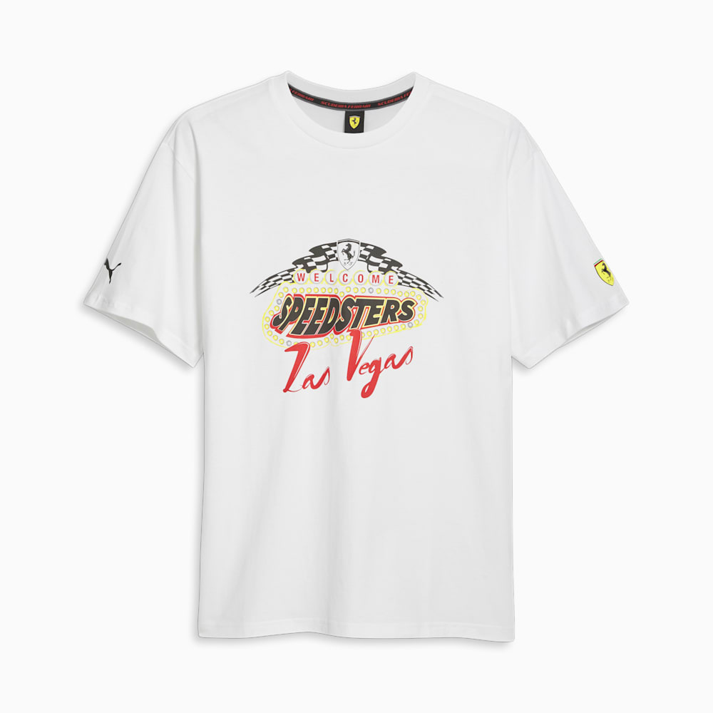 Puma Scuderia Ferrari Race Garage Crews Las Vegas Tee - White