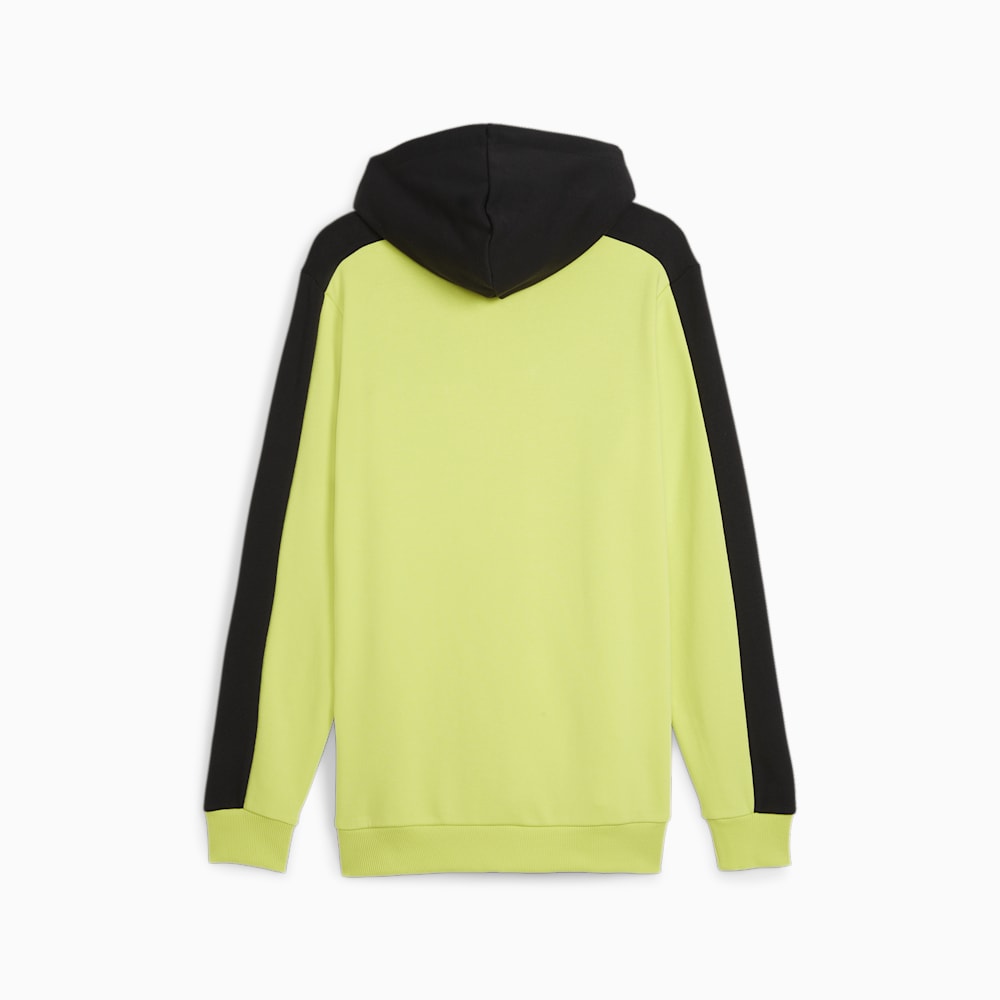 Puma Essentials+ Block Hoodie - Black-lime sheen