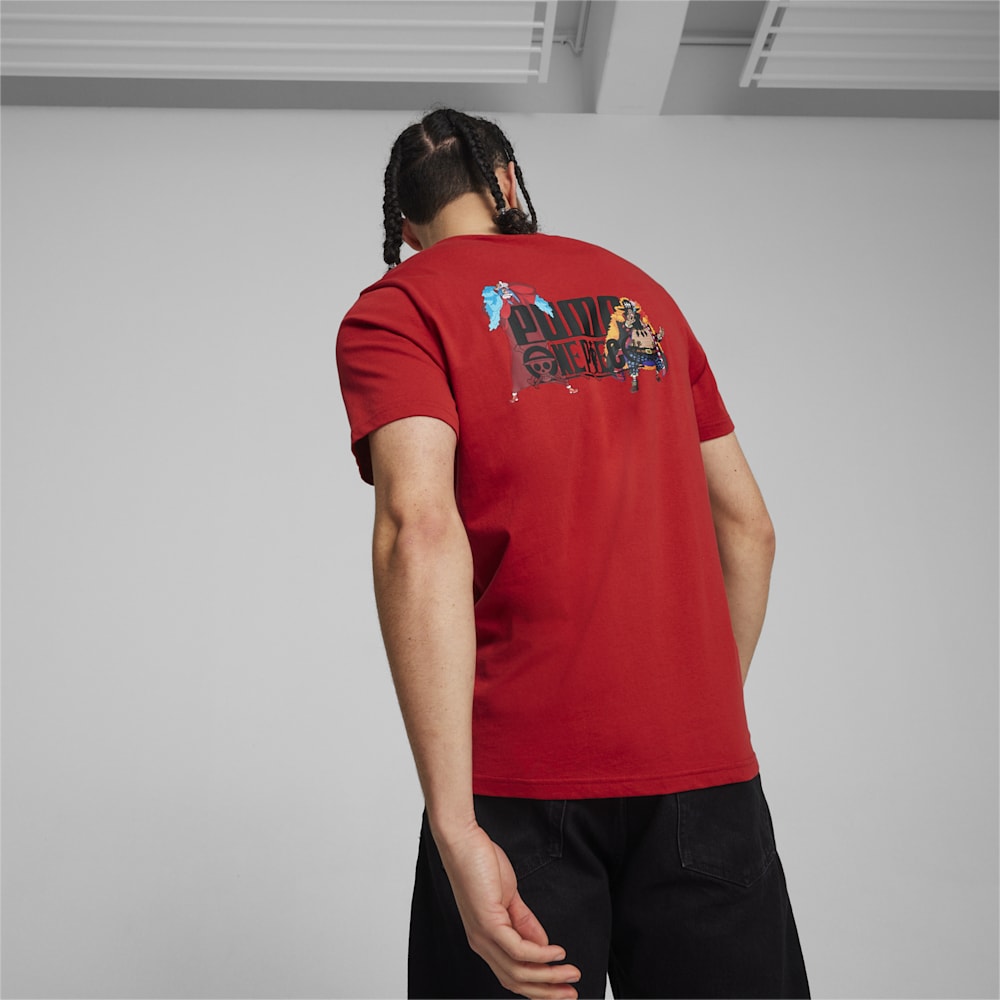 Puma x ONE PIECE Graphic Tee - Club Red