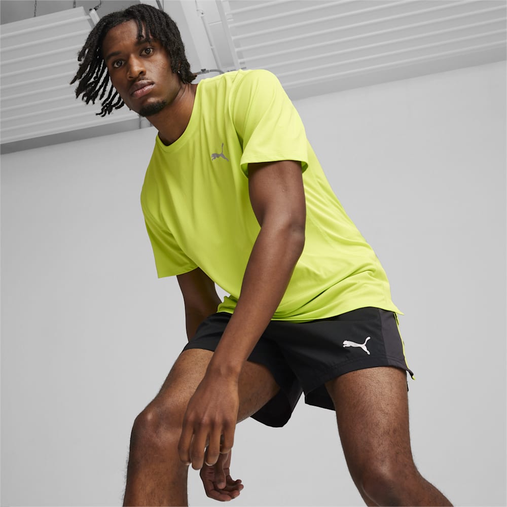 Puma RUN FAVORITE Tee - Lime Pow