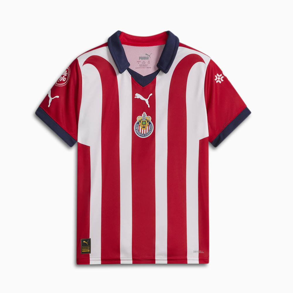 Puma Chivas 2023-2024 Home Replica Promo Big Kids Soccer Jersey - Red