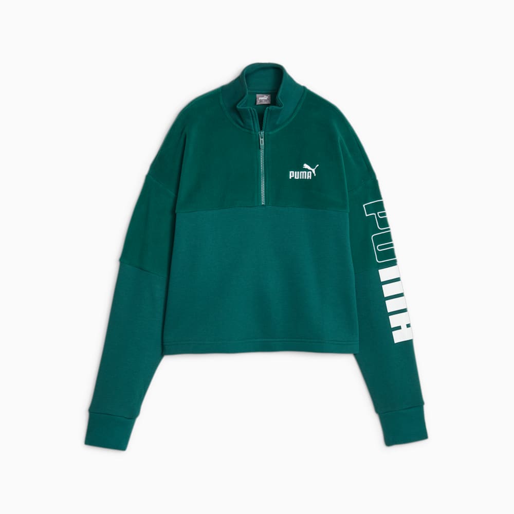 Puma POWER Colorblock Sweatshirt - Malachite