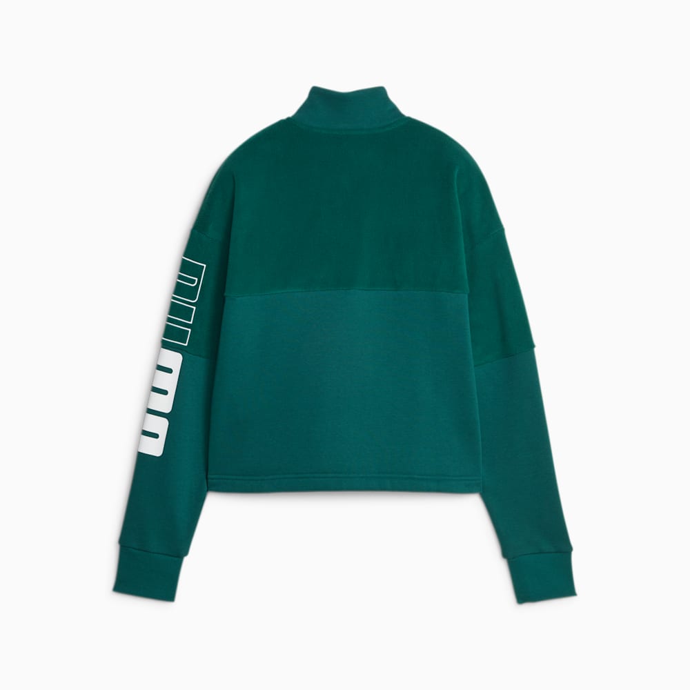 Puma POWER Colorblock Sweatshirt - Malachite