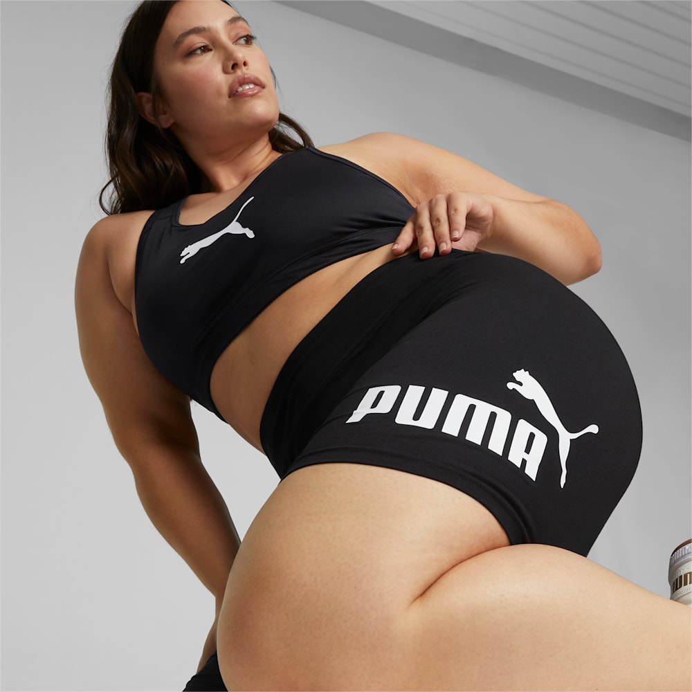 Puma Essentials Logo Short Leggings - Black