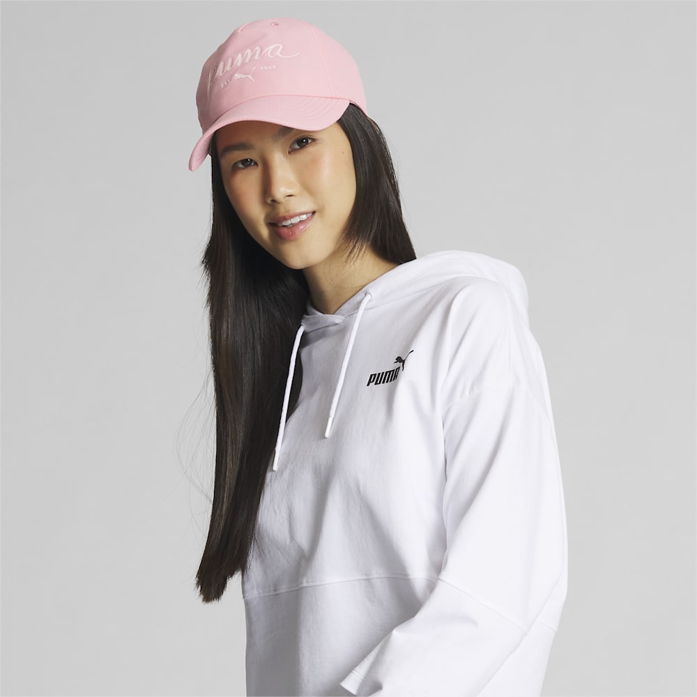 Puma Script Adjustable Cap - LT PASTEL PINK