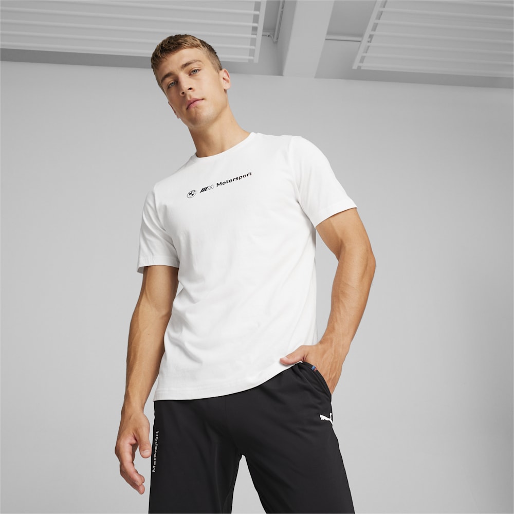 Puma BMW M Motorsport Logo Graphic Tee - White