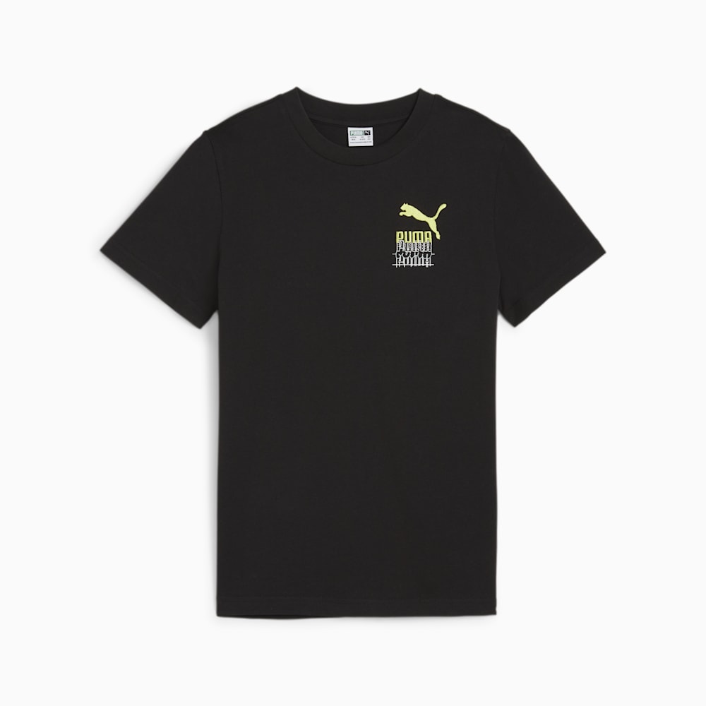 Puma CLASSICS BRAND LOVE Big Kids Tee - Black