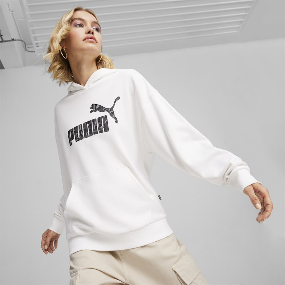 Puma ESS+ ANIMAL Hoodie - White