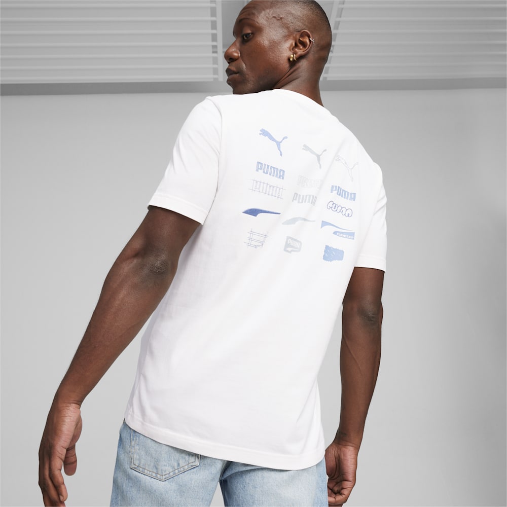 Puma BRAND LOVE Graphic Tee - White