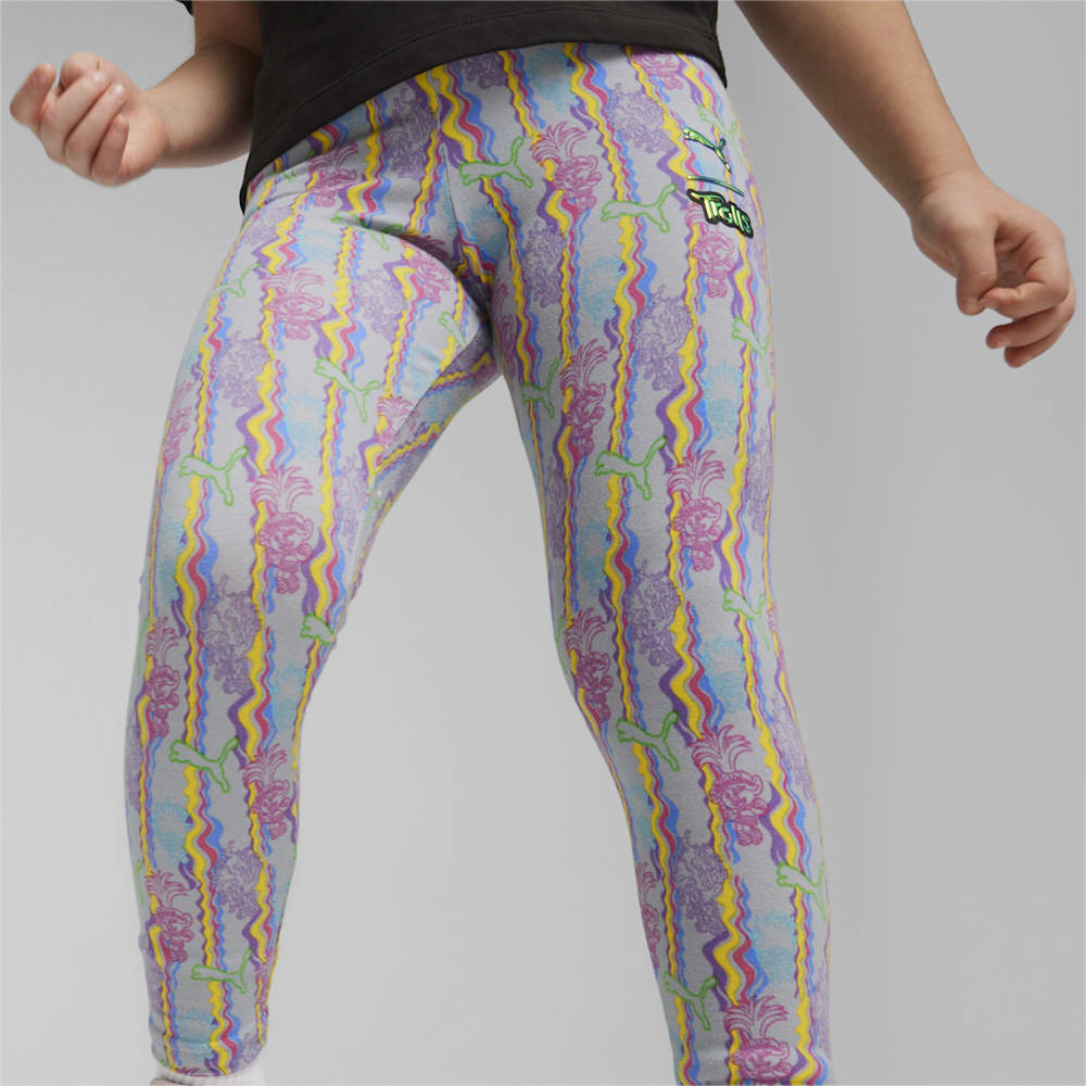 Puma PUMA x TROLLS Little Kids Leggings - Gray Fog