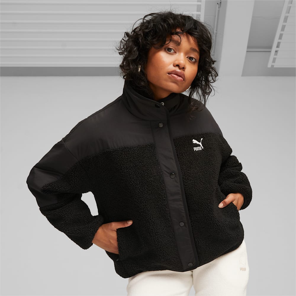 Puma Classics Sherpa Jacket - Black