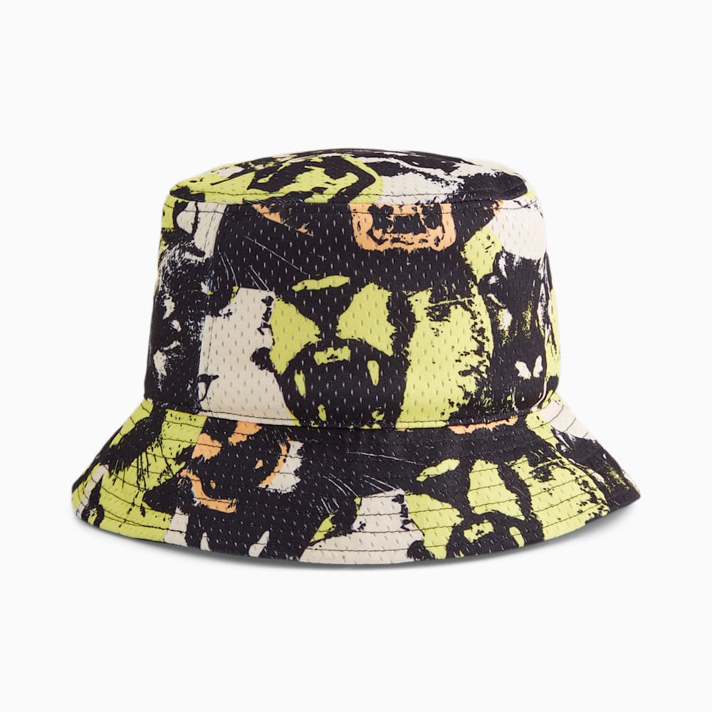 Puma Basketball Bucket Hat - Yellow Blaze-AOP