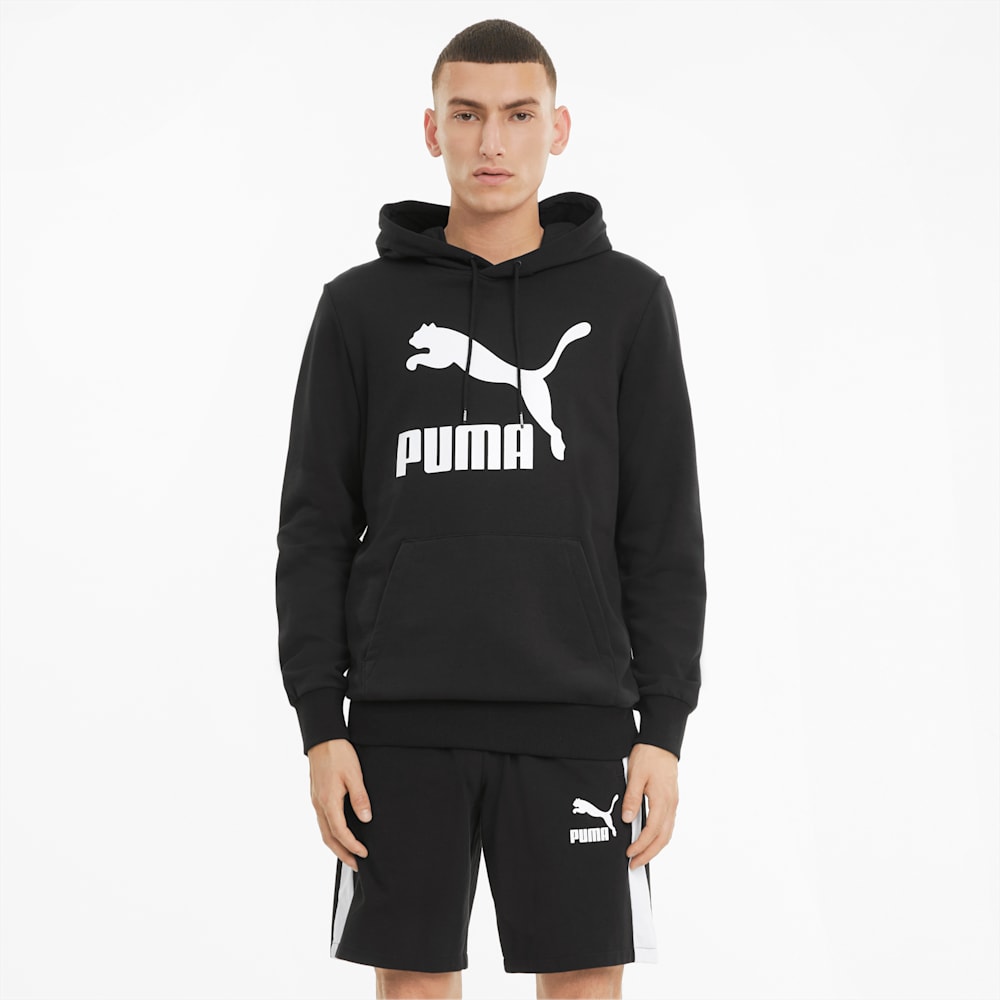 Puma Classics French Terry Logo Hoodie - Black