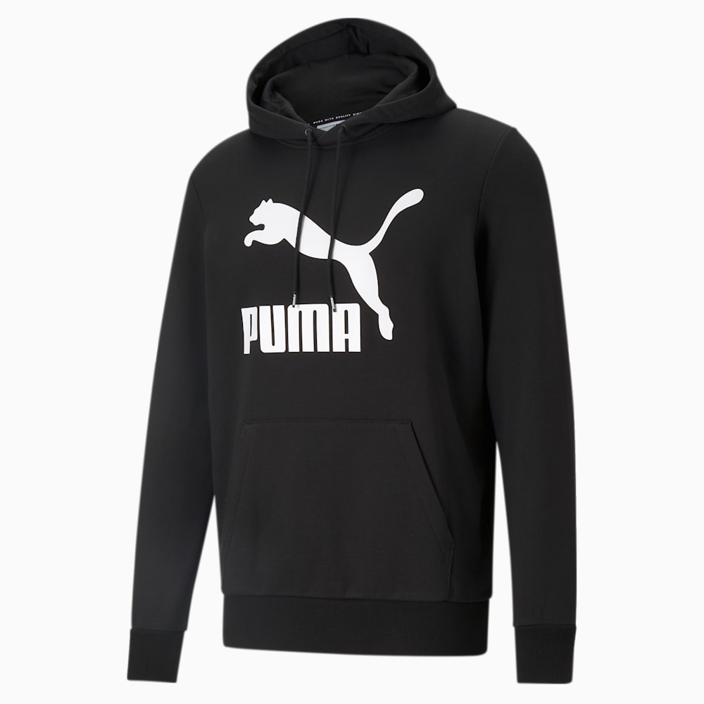 Puma Classics French Terry Logo Hoodie - Black