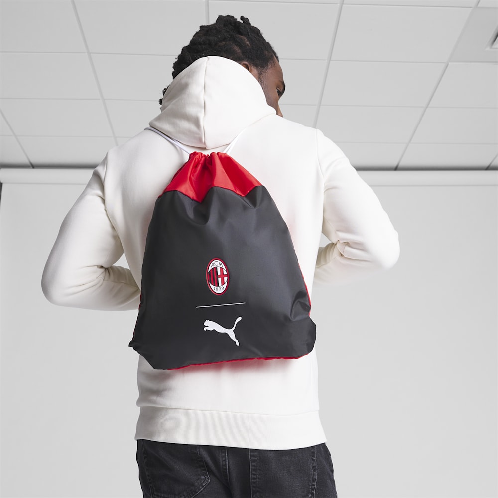 Puma A.C. Milan Fan Gym Sack - Black-For All Time Red