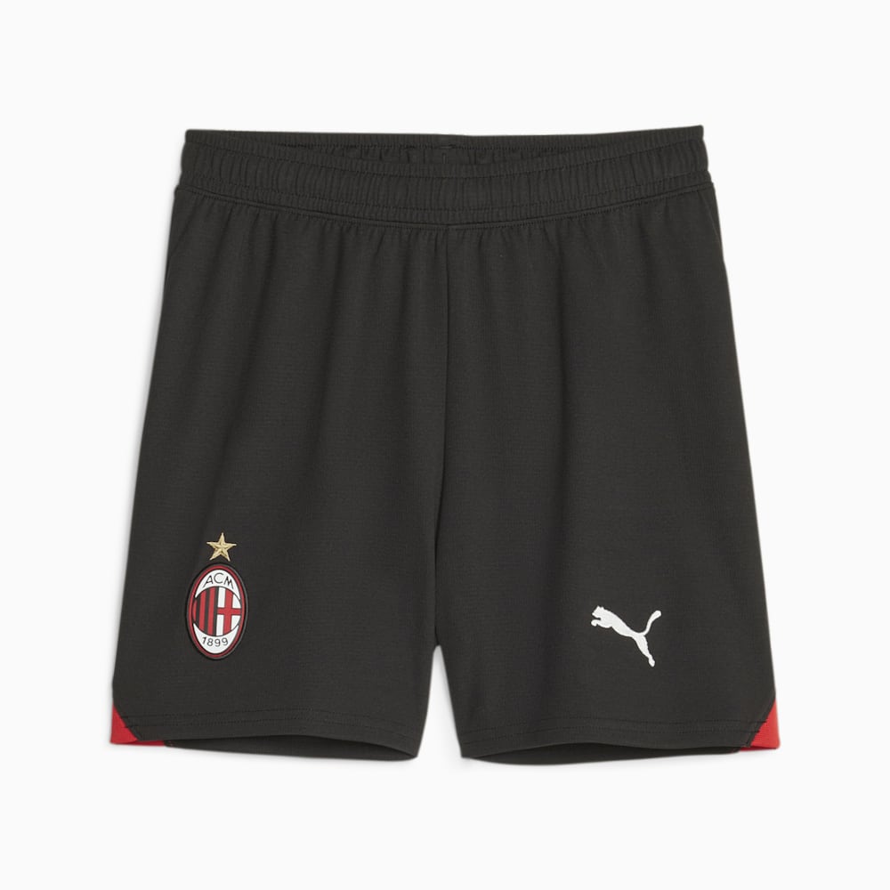 Puma AC Milan Big Kids Soccer Shorts - Black-For All Time Red