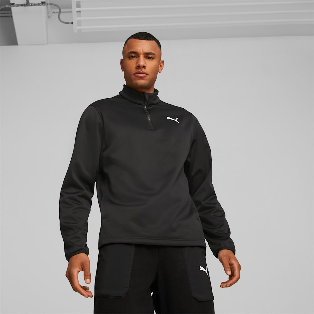 Puma Fit Training PWRFleece Quarter-zip - Black