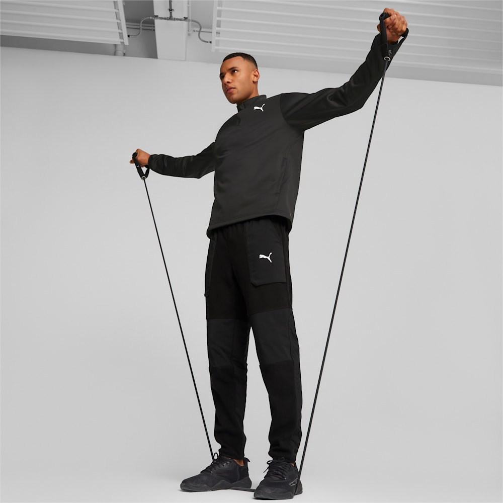 Puma Fit Training PWRFleece Quarter-zip - Black