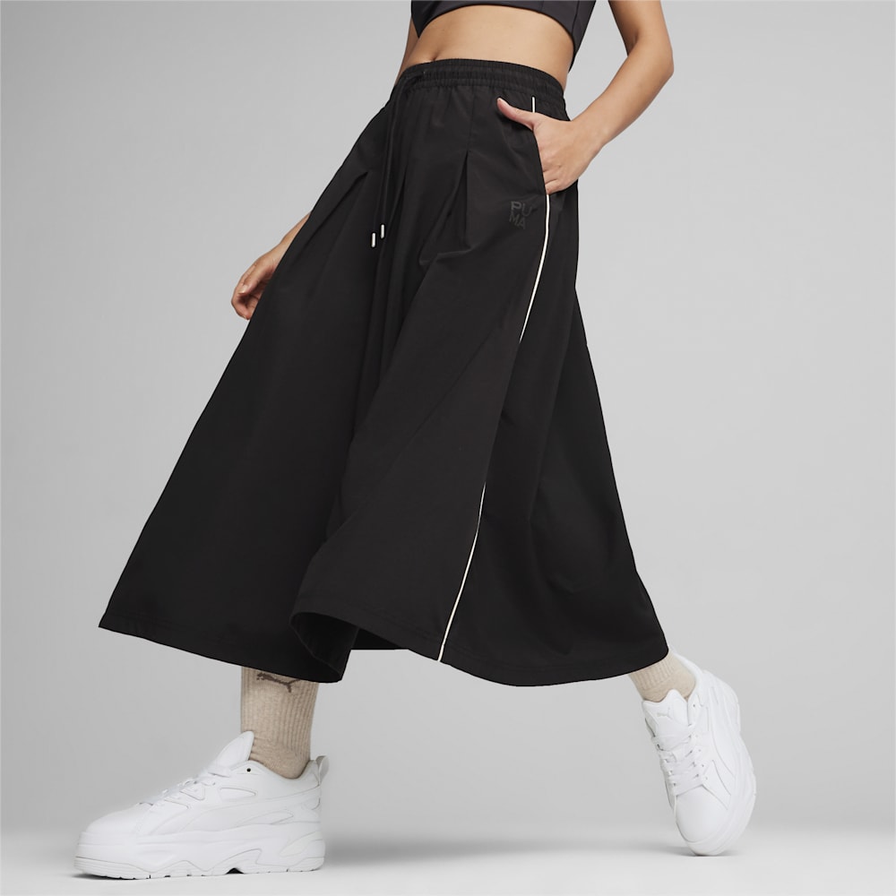 Puma INFUSE Pleated Midi Skirt - Black