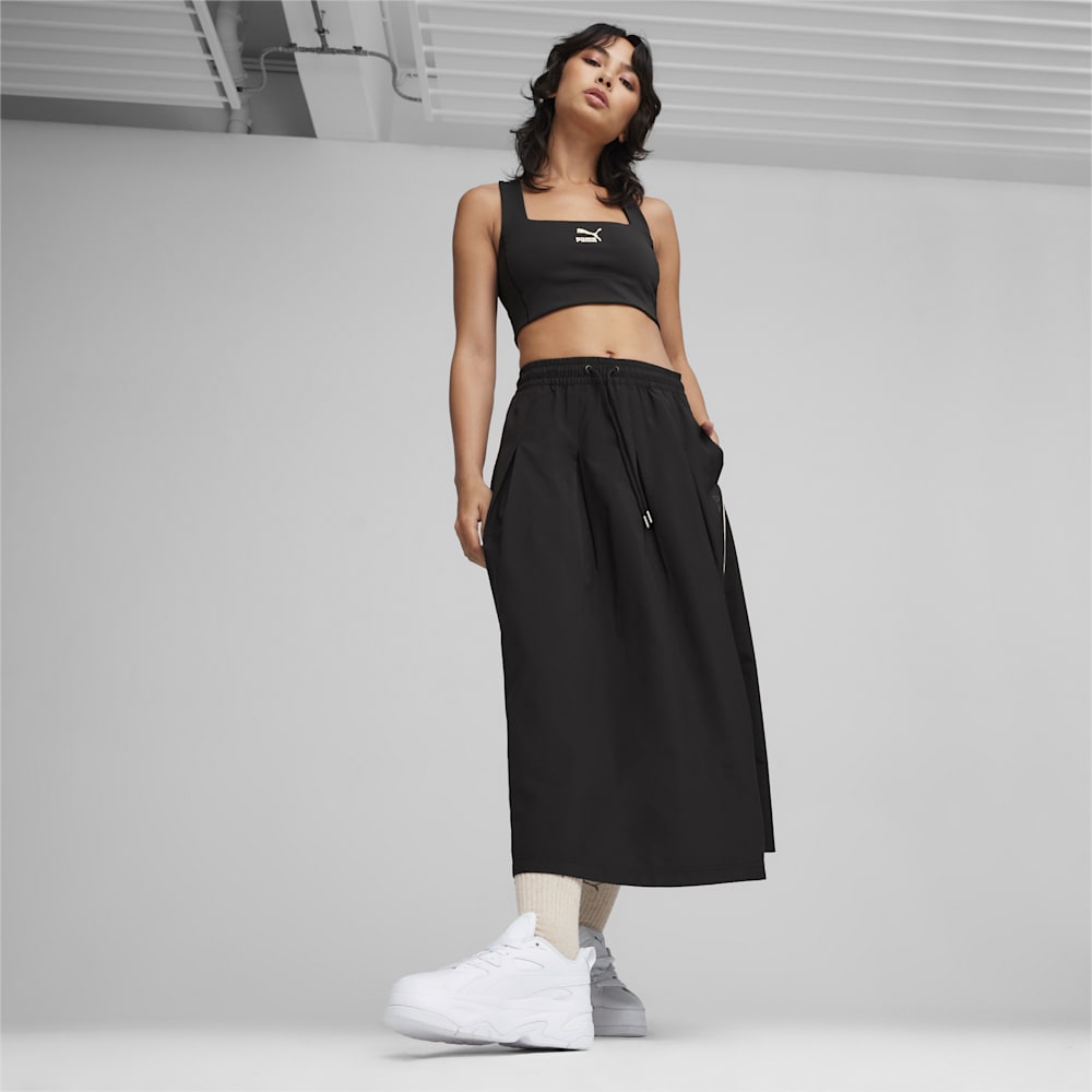 Puma INFUSE Pleated Midi Skirt - Black