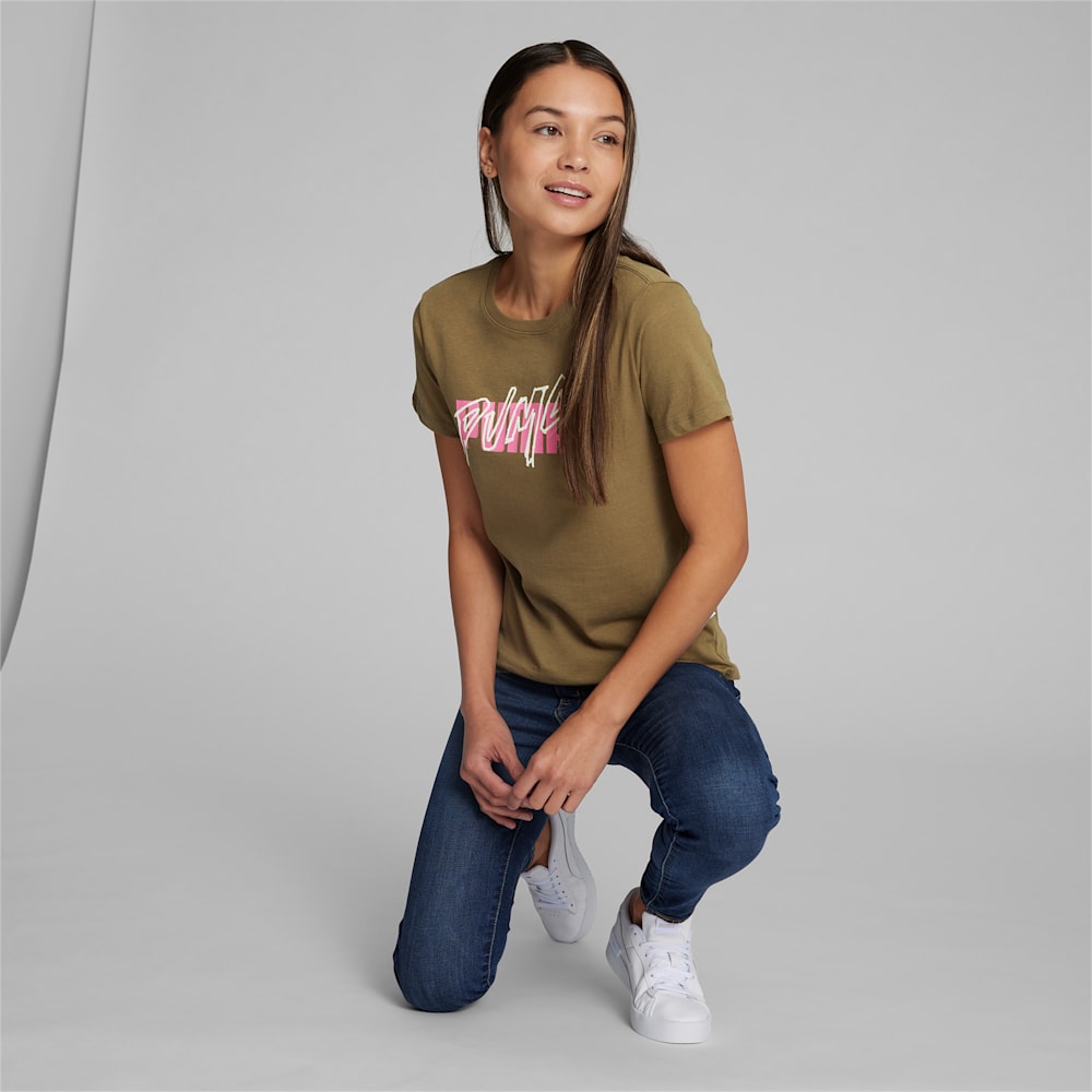 Puma Seeing Double Tee - Chocolate Chip