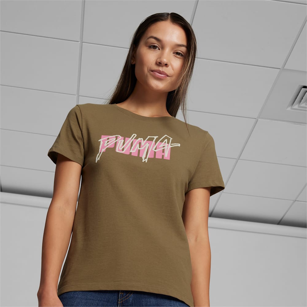 Puma Seeing Double Tee - Chocolate Chip