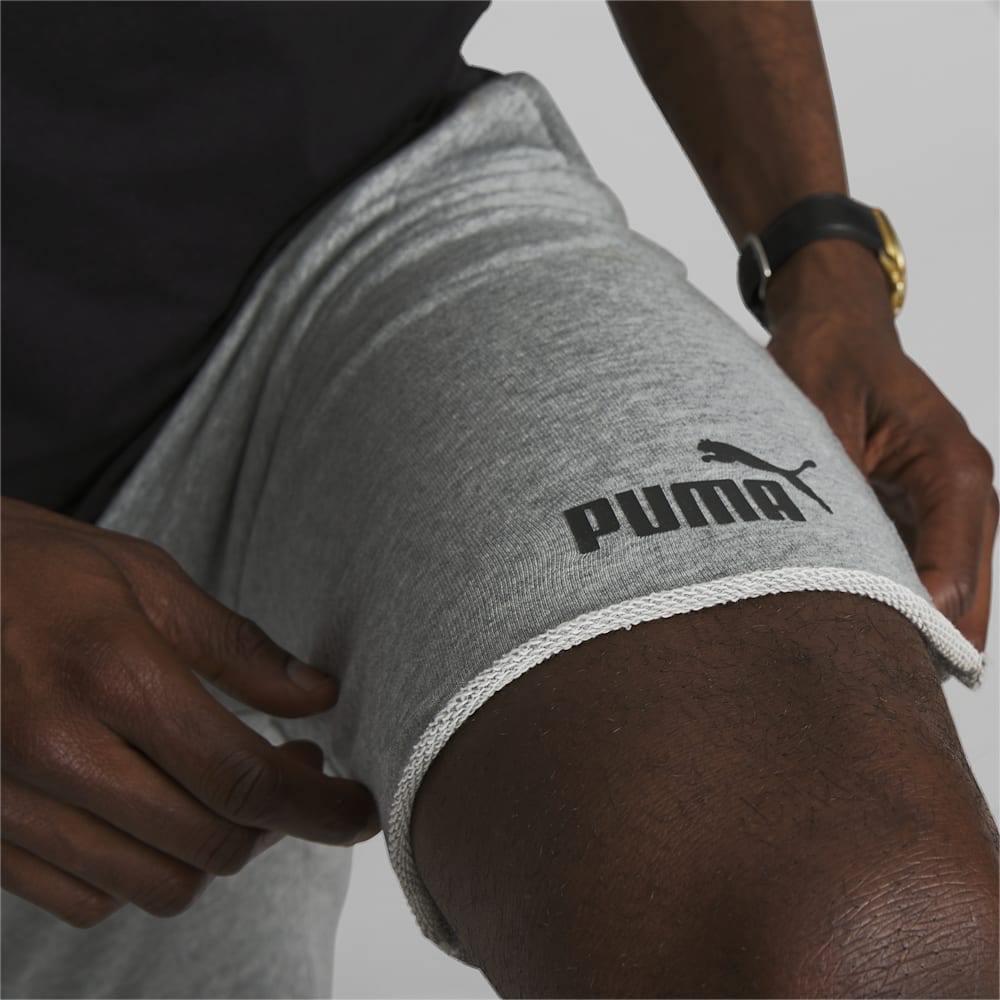 Puma Essentials+ 12" Shorts - Medium Gray Heather-Black