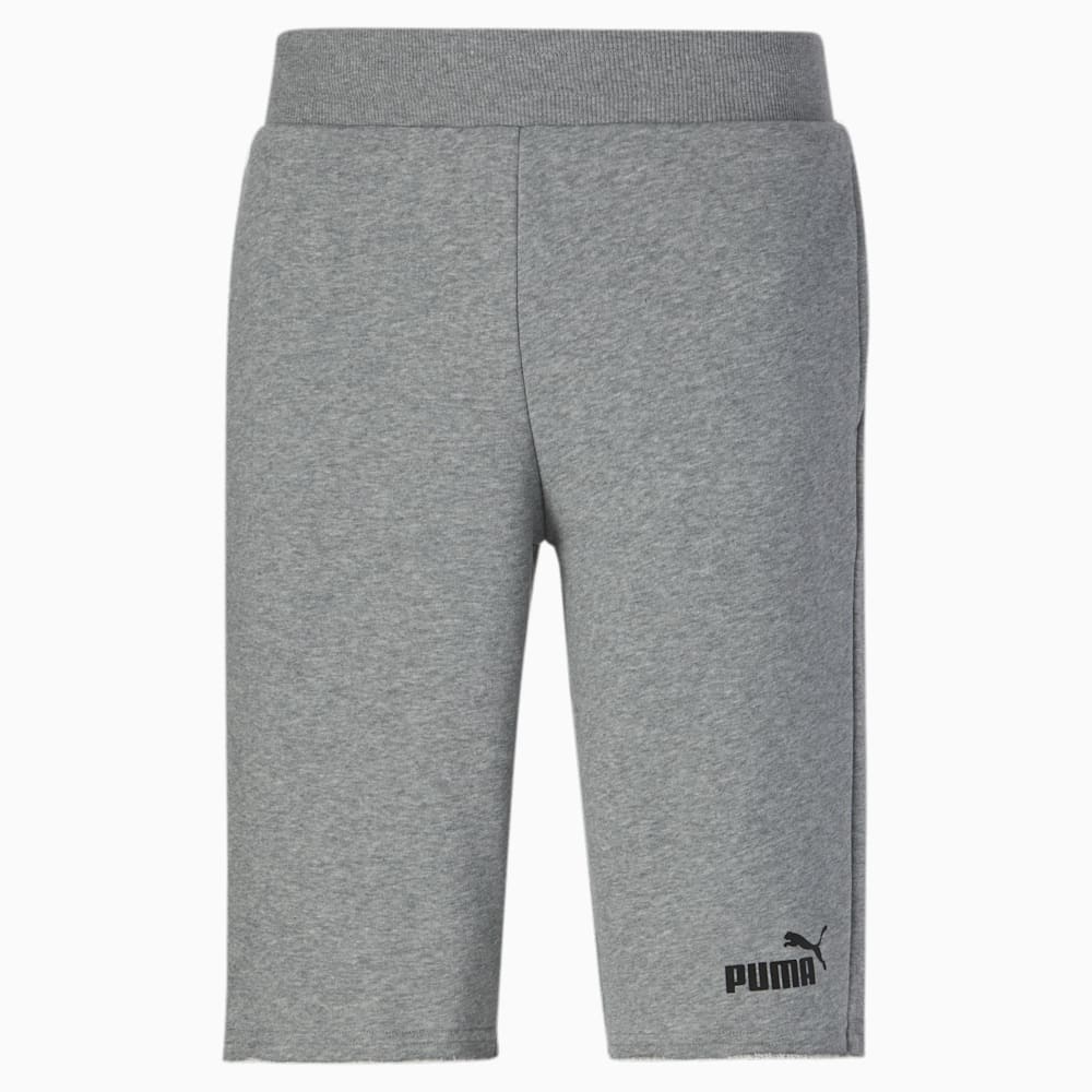 Puma Essentials+ 12" Shorts - Medium Gray Heather-Black