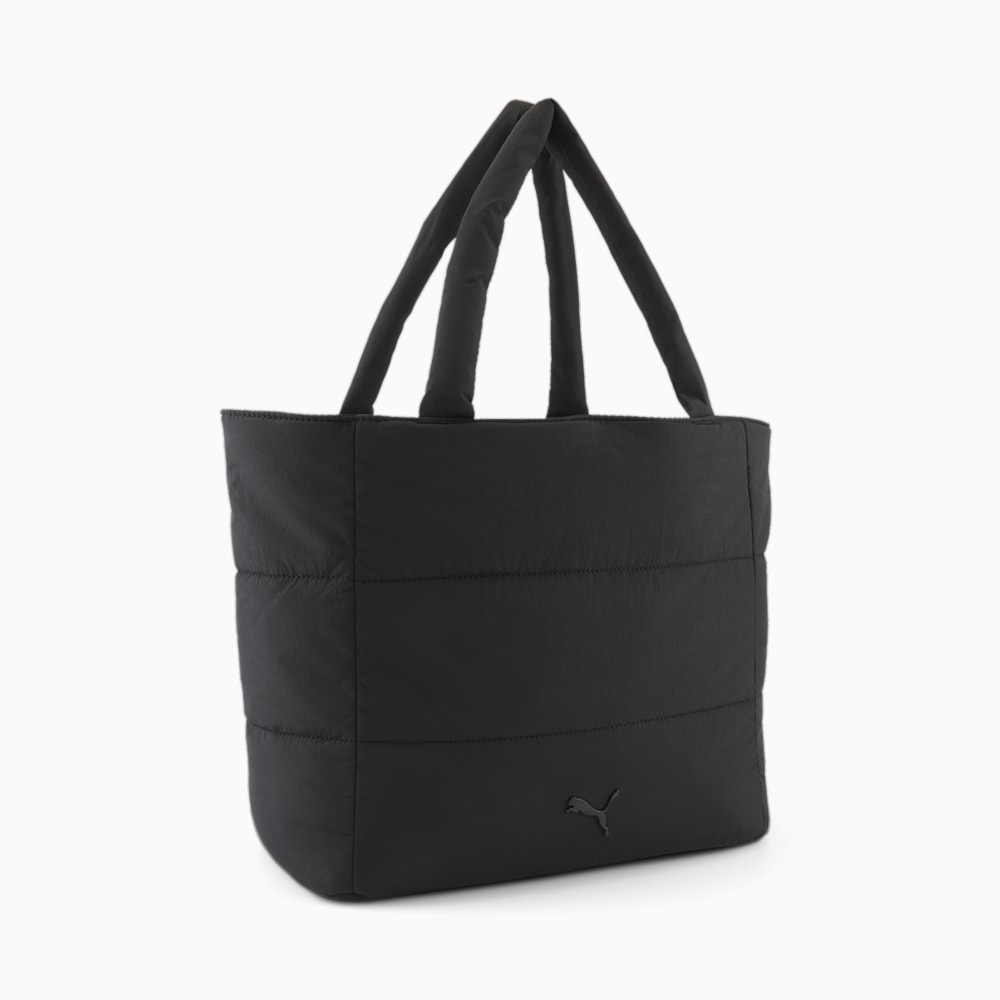 Puma Plush Tote 3.0 Bag - BLACK TRADITIONAL