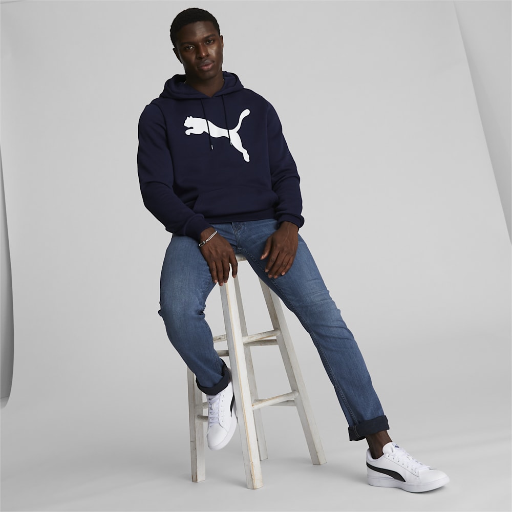 Puma Big Cat Logo Hoodie - Navy