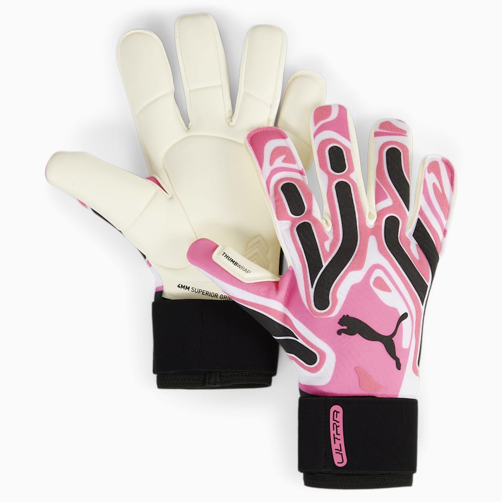 Puma ULTRA Ultimate Hybrid Goalkeeper Gloves - Poison Pink-White-Black