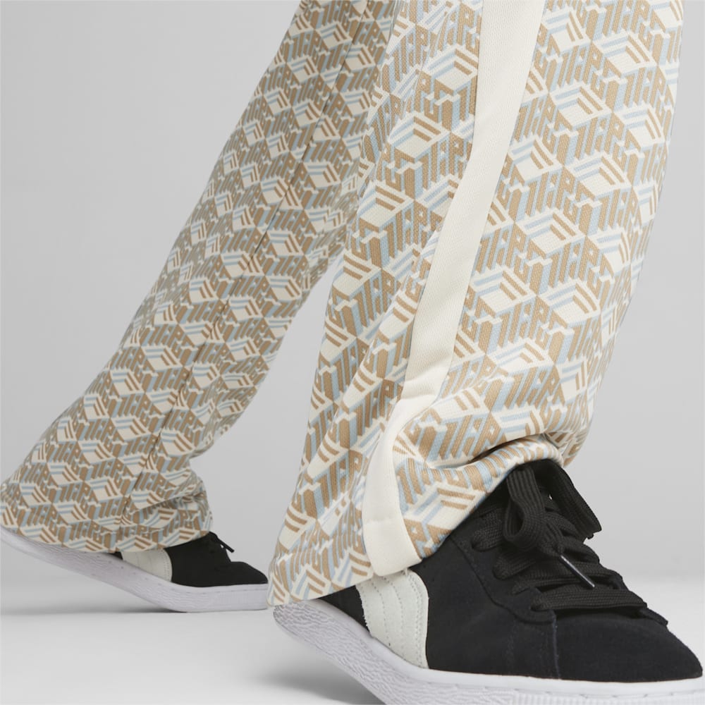 Puma T7 Straight Track Pants - Prairie Tan-AOP