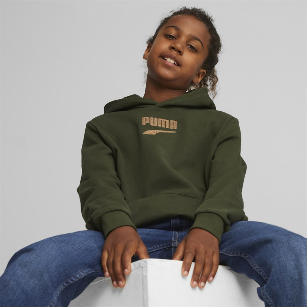 Puma Downtown Logo Hoodie - Myrtle