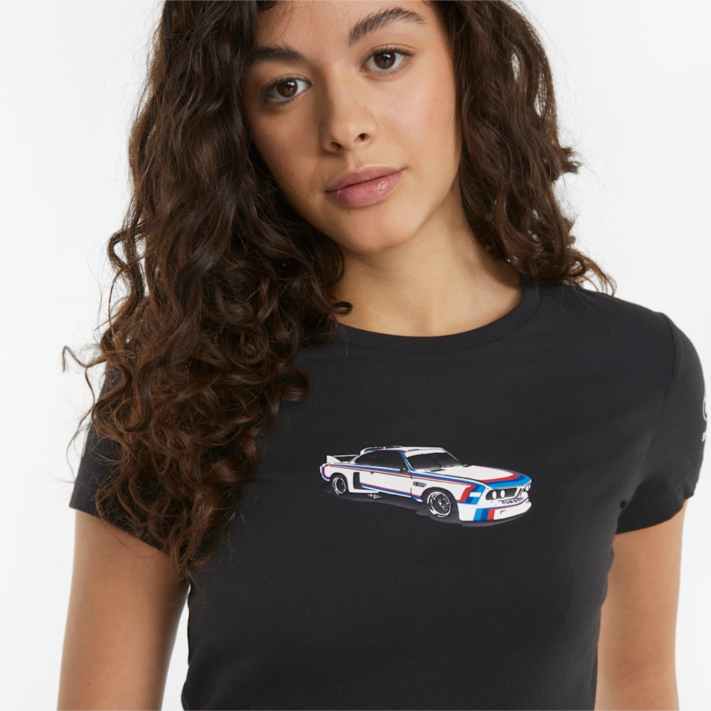 Puma BMW M Motorsport Statement Graphic Tee - Cotton Black