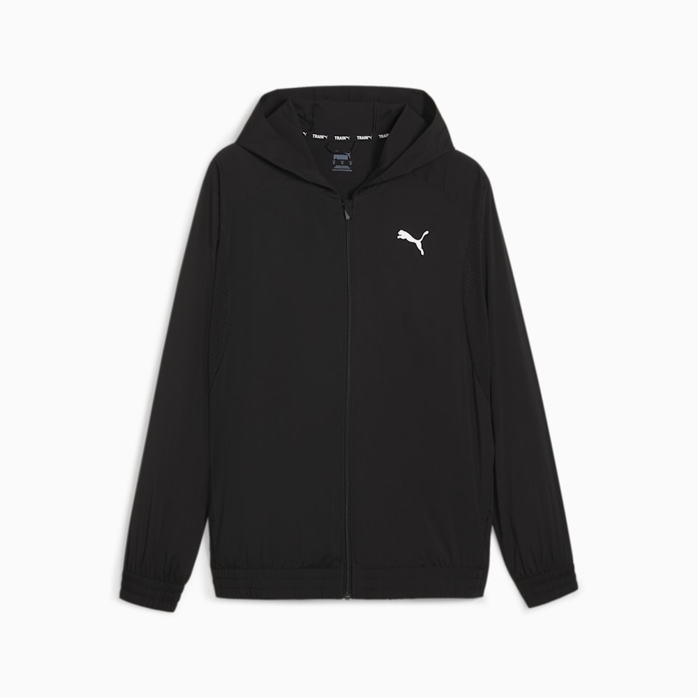 Puma FIT Woven Full-zip Jacket - Black