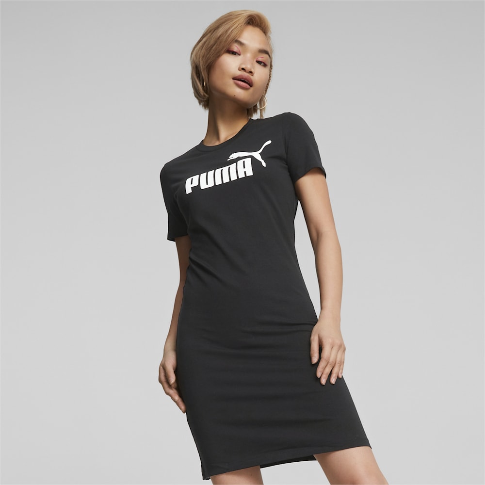 Puma Essentials Slim Tee Dress - Black