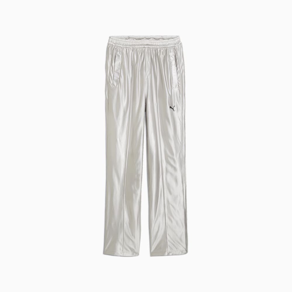 Puma T7 Metallic Track Pants - Cool Light Gray