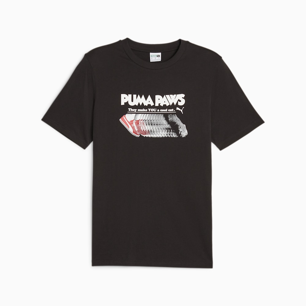 Puma PAWS Graphic Tee - Black