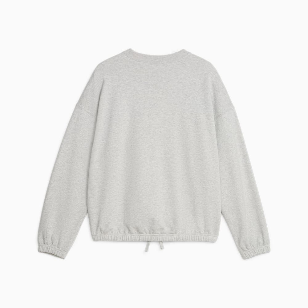 Puma DOWNTOWN Oversized Sweatshirt - Light Gray Heather