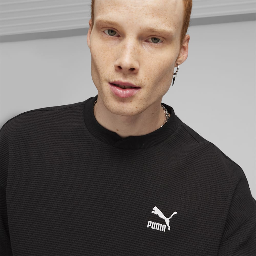 Puma CLASSICS Waffle Sweatshirt - Black