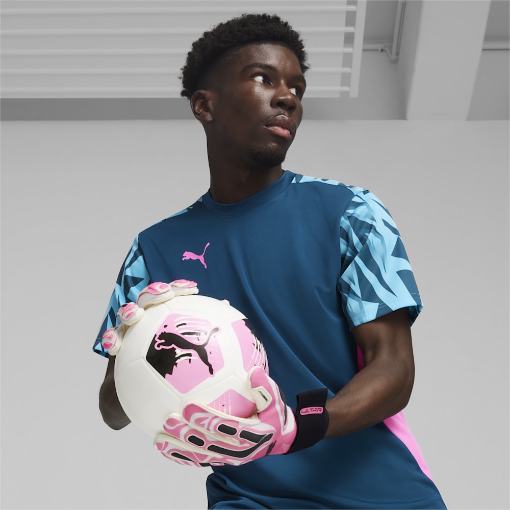 Puma ULTRA Ultimate Hybrid Goalkeeper Gloves - Poison Pink-White-Black