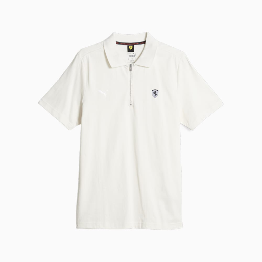 Puma Scuderia Ferrari Style Jacquard Polo - Warm White