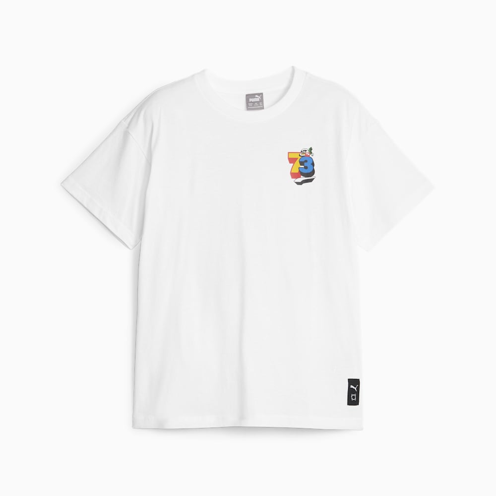 Puma Trash Talk Basketball Big Kids Tee - White